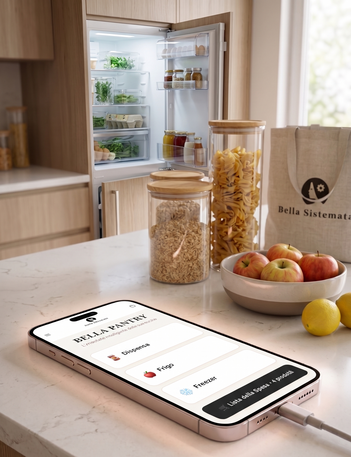 Bella Pantry: Il gestore gratuito di Dispensa, Frigo e Freezer